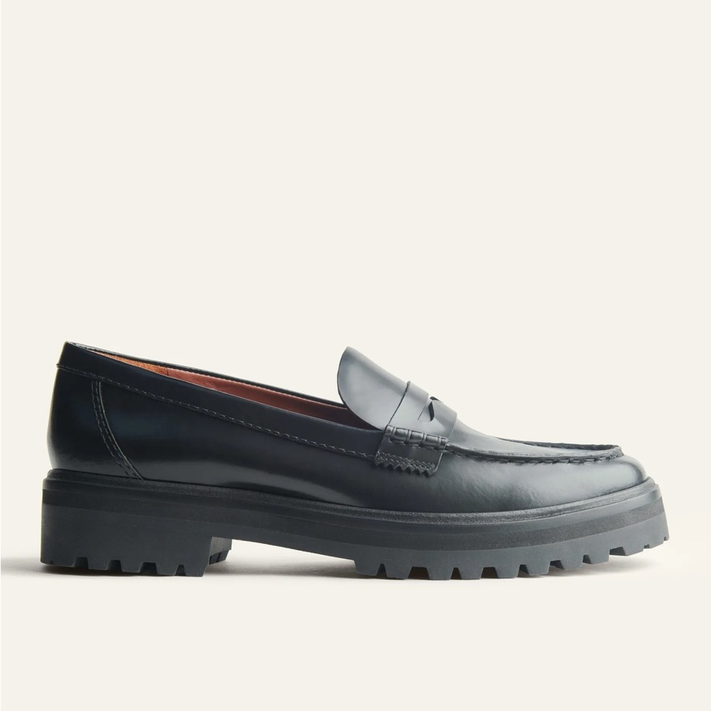 Reformation Black Loafers